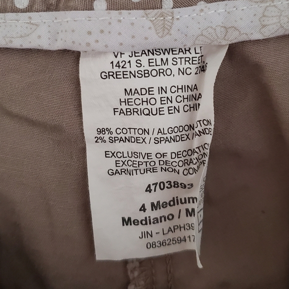 Lee One True Fit Shorts Size 4 - Picture 3 of 3